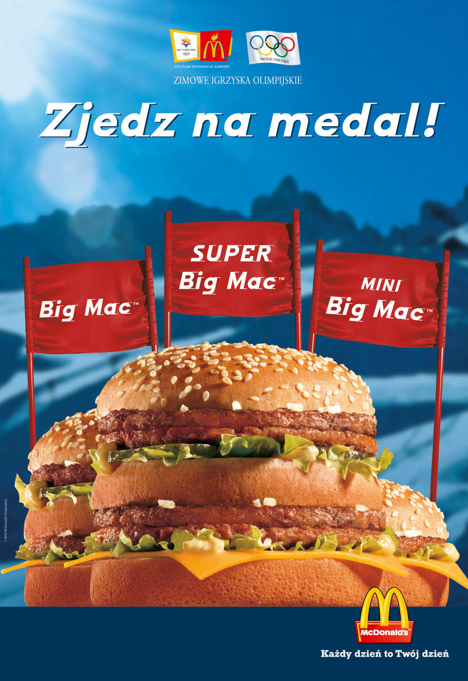 Plakat McDonalds promocja Big Mac